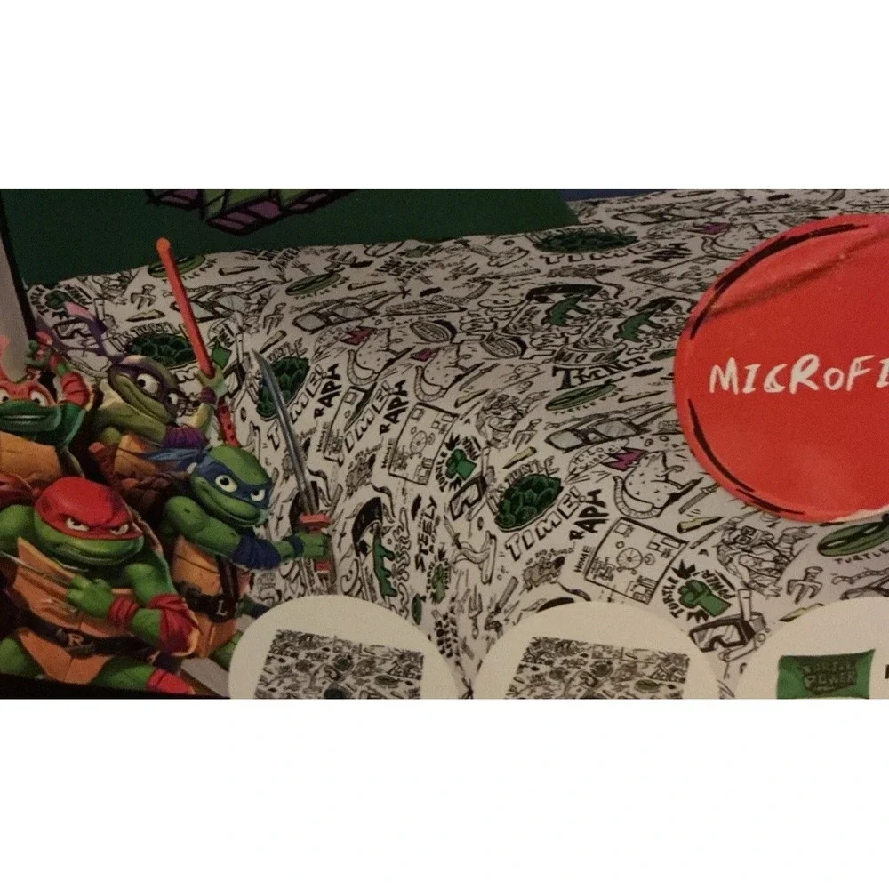 Nickelodeon Teenage‎ Mutant Ninja Turtles Kids 4-Piece Full Sheet Set Microfiber - Picture 7 of 7